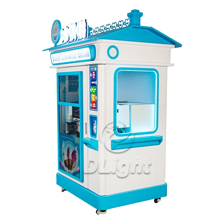 3 flavors ice cream vending machine
