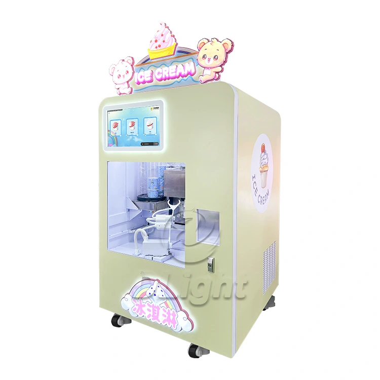 Double Cylinder Multi flavor Ice Cream Vending Machine