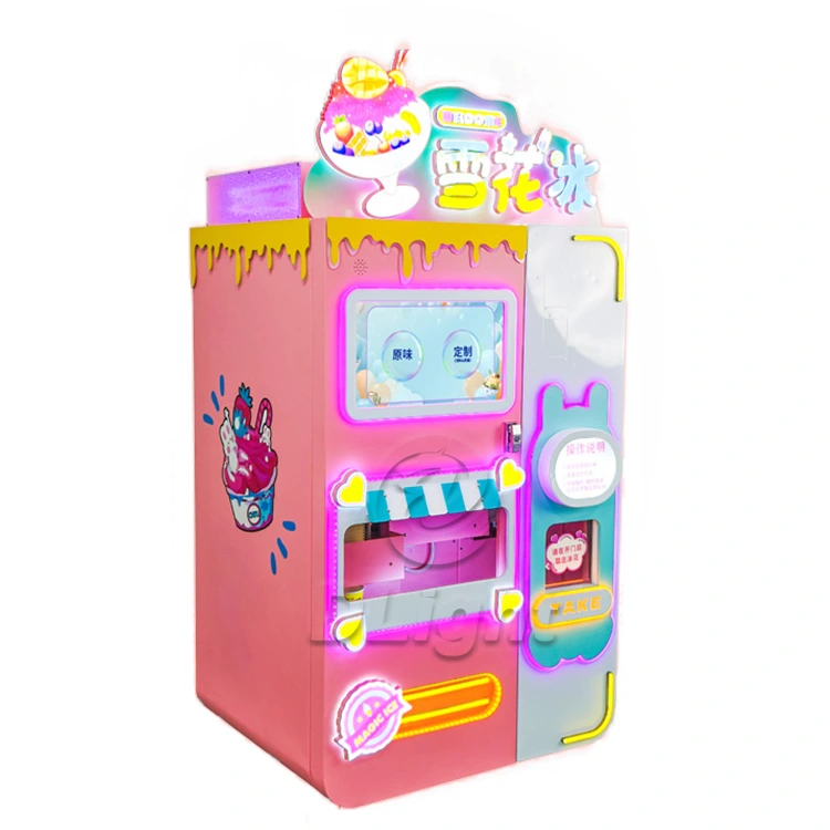 3 flavors ice cream vending machine