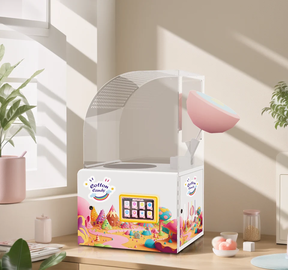 Mini cotton candy machine