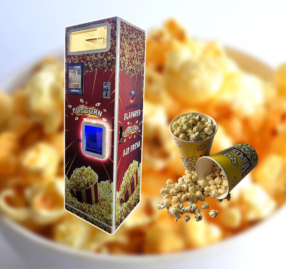 Popcorn vending machine