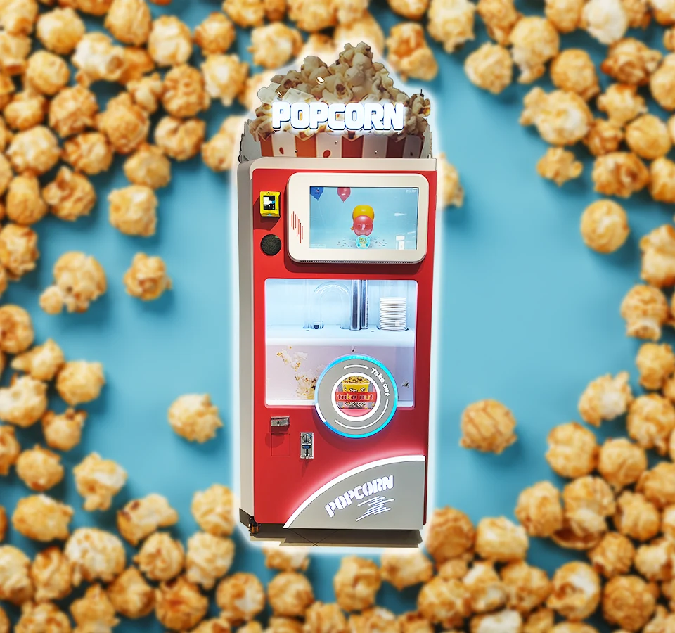 Popcorn vending machine