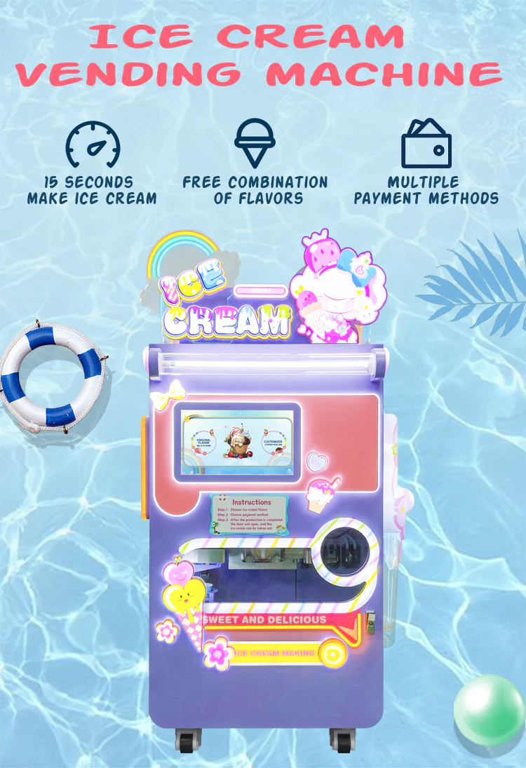Ice cream vending machine