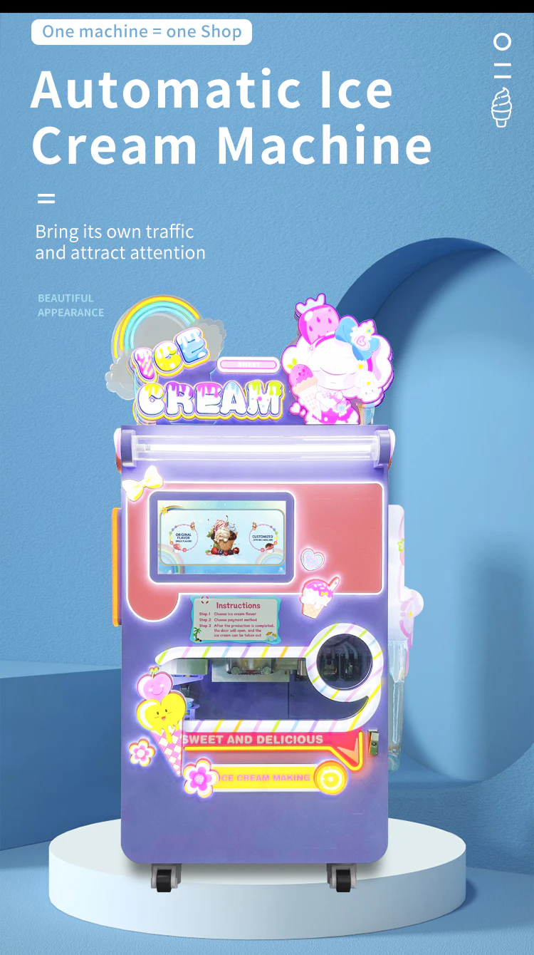 Automatic ice Cream machine