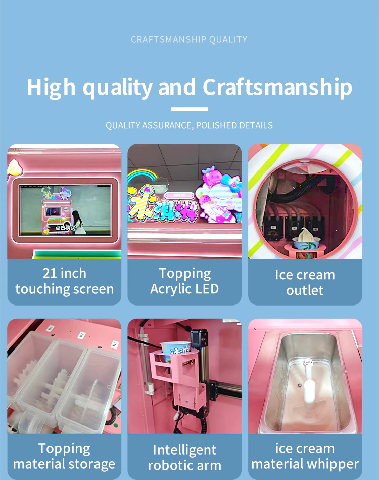 Automatic ice Cream machine