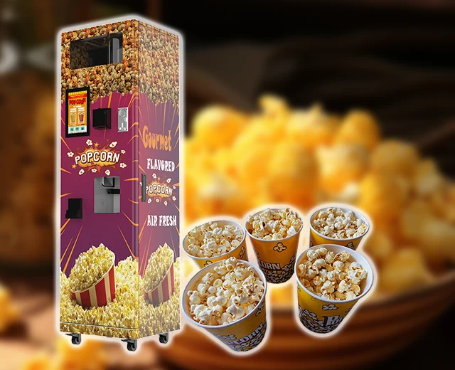 Popcorn vending machine
