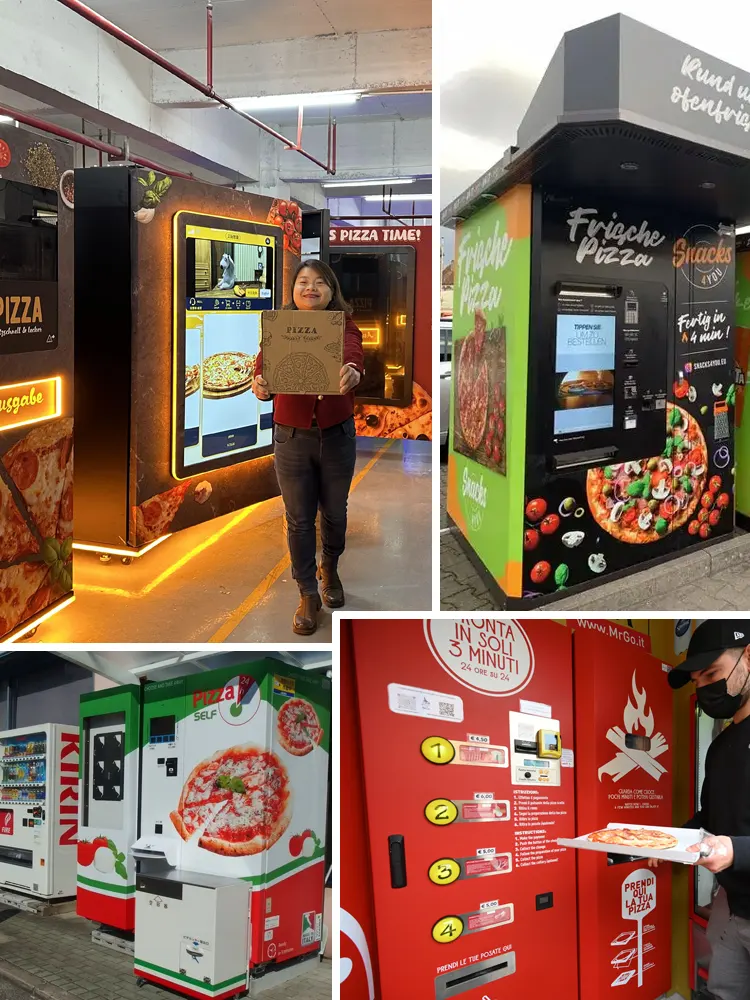 pizza vending machine cases