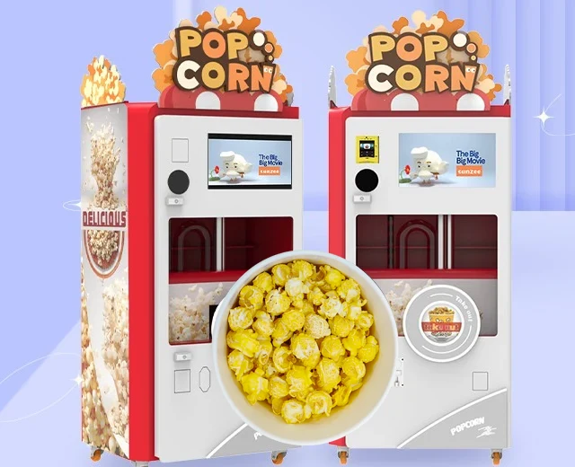 sugar oil popcorn vending machine
