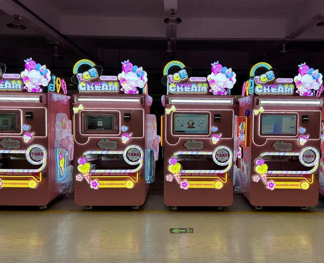 Ice cream vending machine