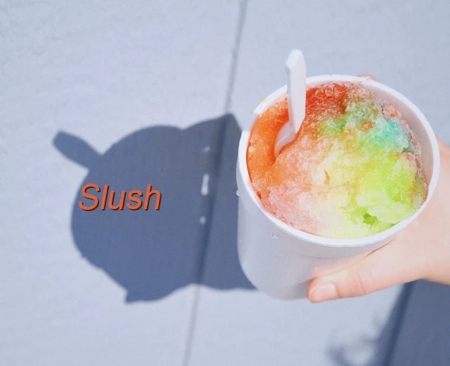 Ice slush vending machine