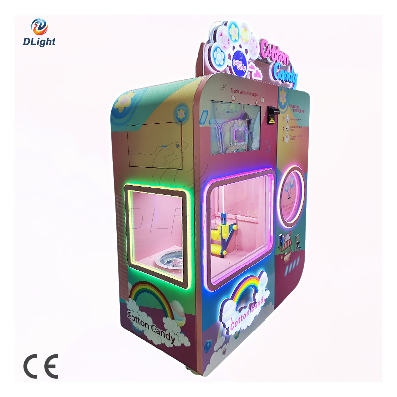 automated candy floss machine