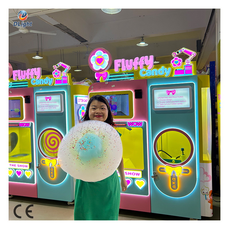 Automatic Popcorn Marshmallow Machine Vending Machine