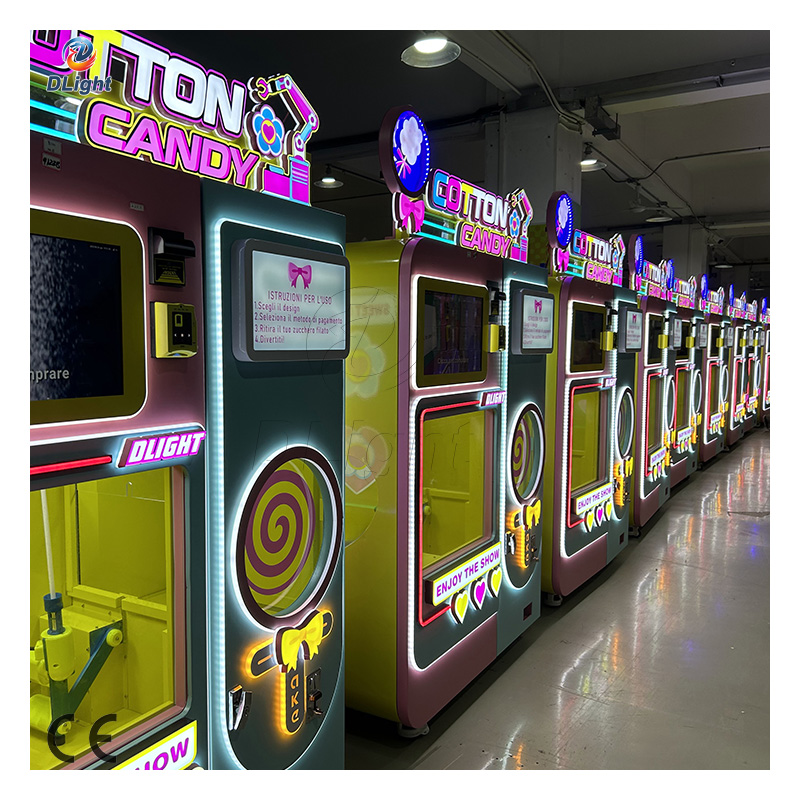  Cotton Candy Robot Machine