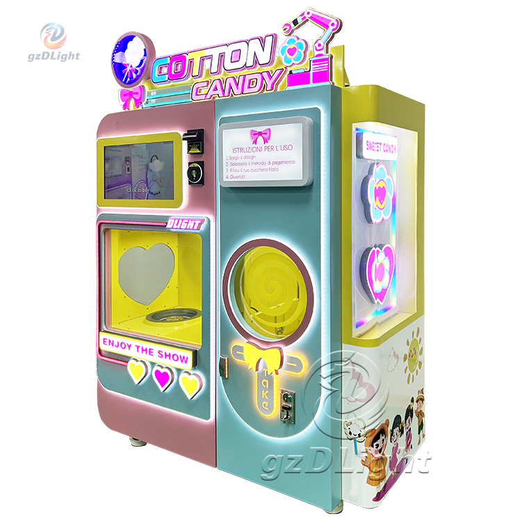  Candy Cotton Vending Machine