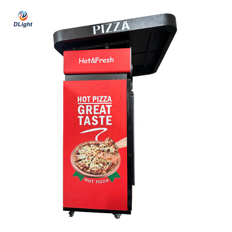 Touch screen pizza vending machine ship to Finland