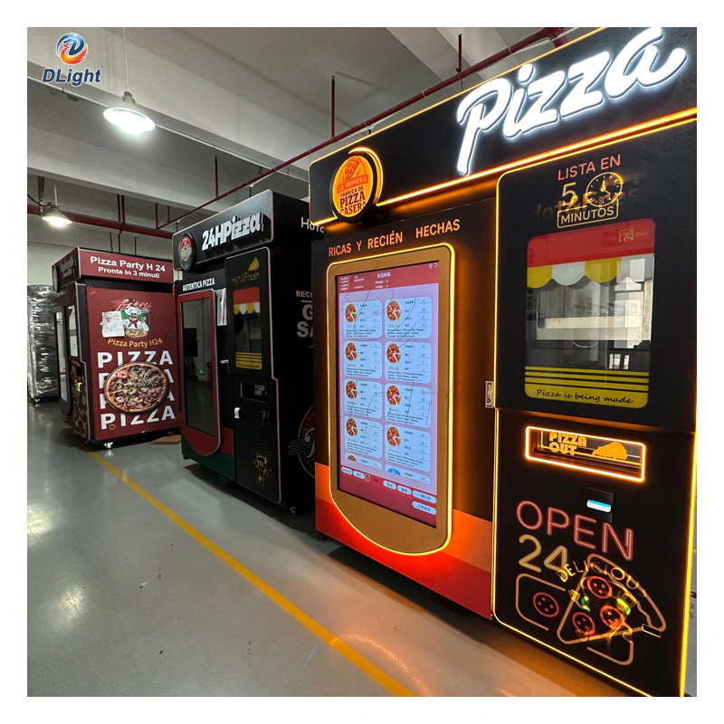 automatic pizza vending machine in Belgium