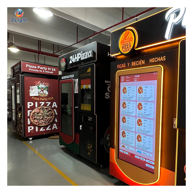 Intelligent pizza vending machi