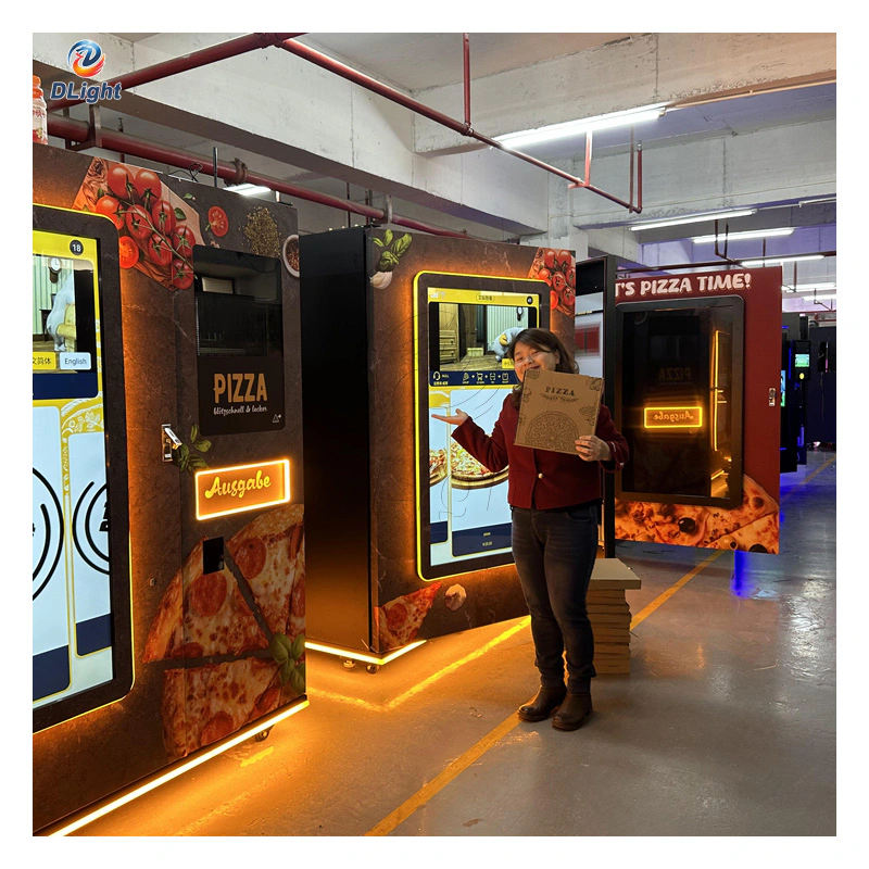 Large pizza vending machine in 