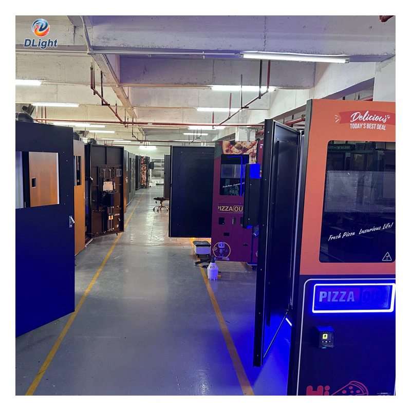 Fully automatic pizza vending m