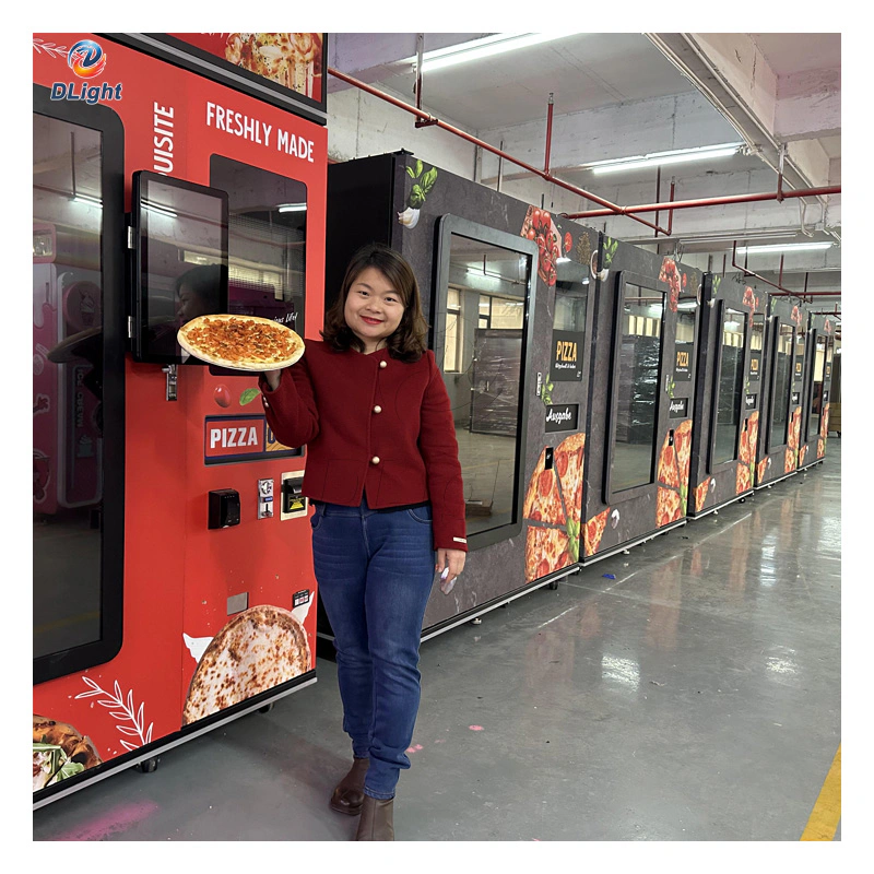 Large pizza vending machine in Czech Republic